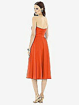 Rear View Thumbnail - Tangerine Tango Alfred Sung Style D726