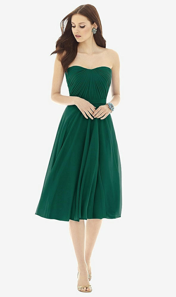 Front View - Hunter Green Alfred Sung Style D726