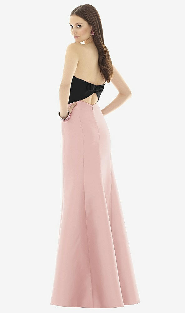 Back View - Rose & Black Alfred Sung Style D728