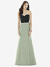 Front View Thumbnail - Sage & Black Alfred Sung Style D728