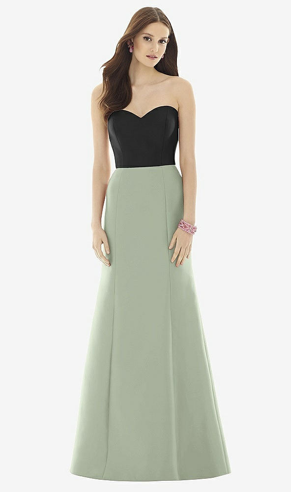 Front View - Sage & Black Alfred Sung Style D728