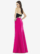 Rear View Thumbnail - Think Pink & Black Alfred Sung Style D728