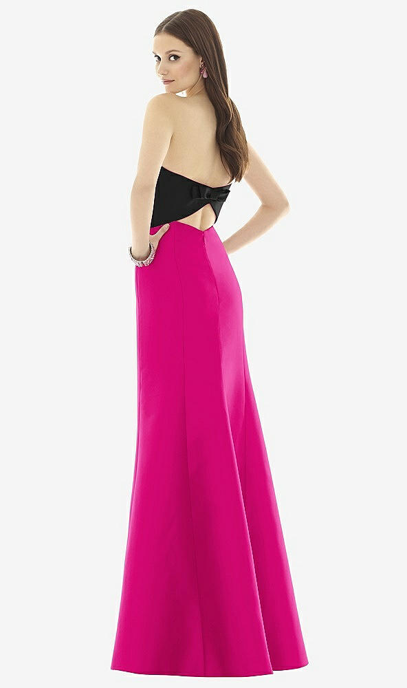 Back View - Think Pink & Black Alfred Sung Style D728