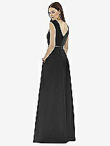 Rear View Thumbnail - Black & Black Alfred Sung Style D729