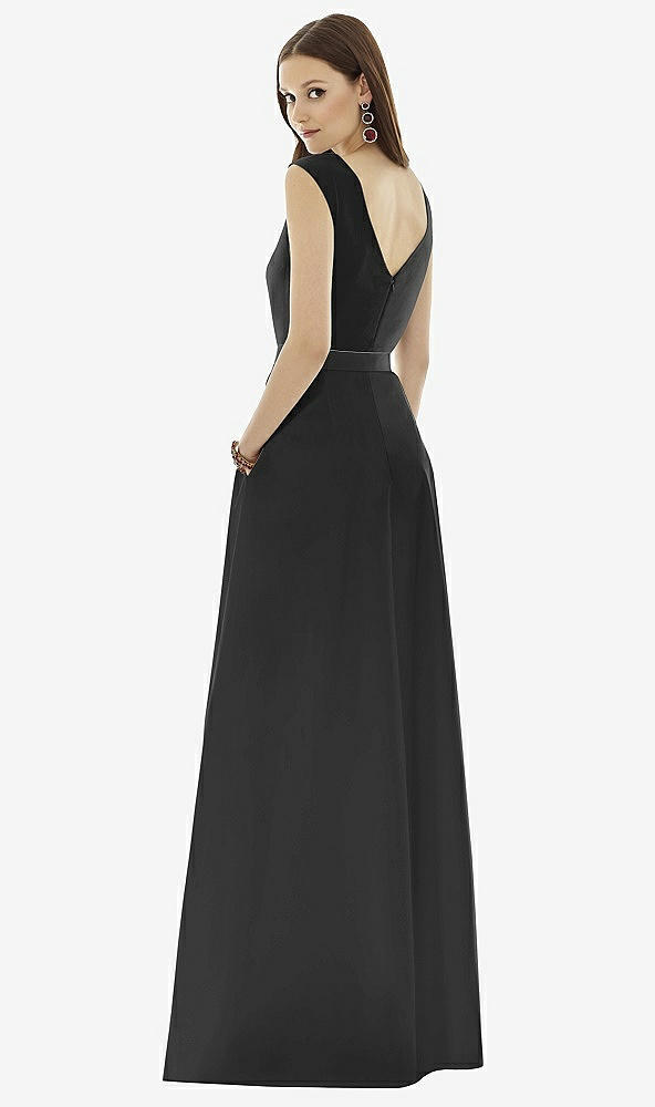 Back View - Black & Black Alfred Sung Style D729