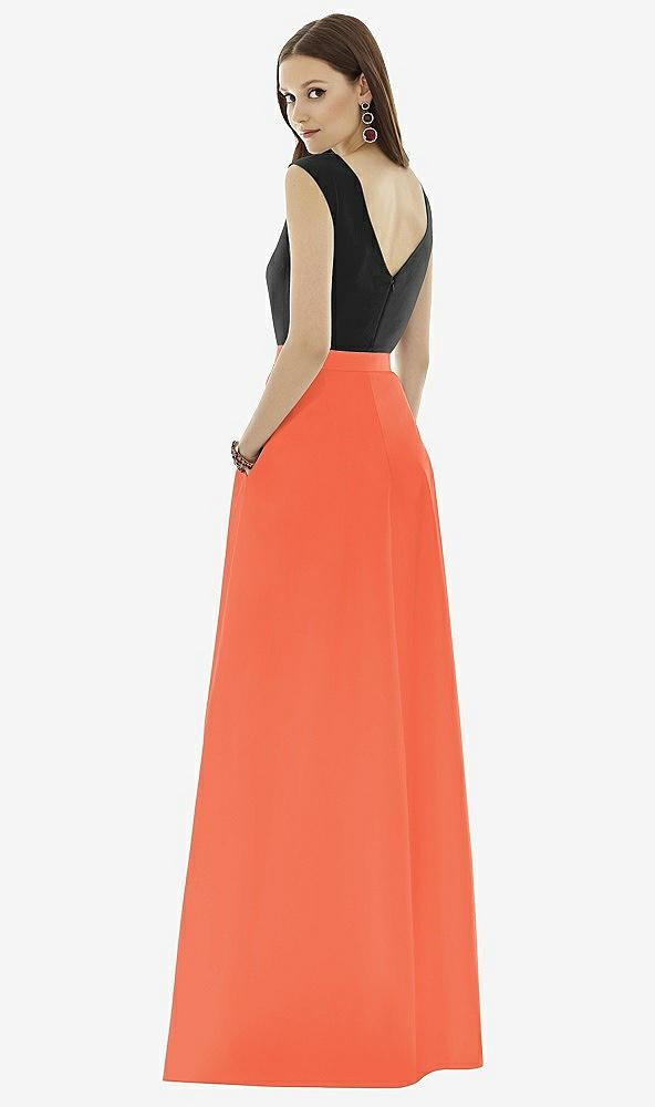 Back View - Fiesta & Black Alfred Sung Style D729