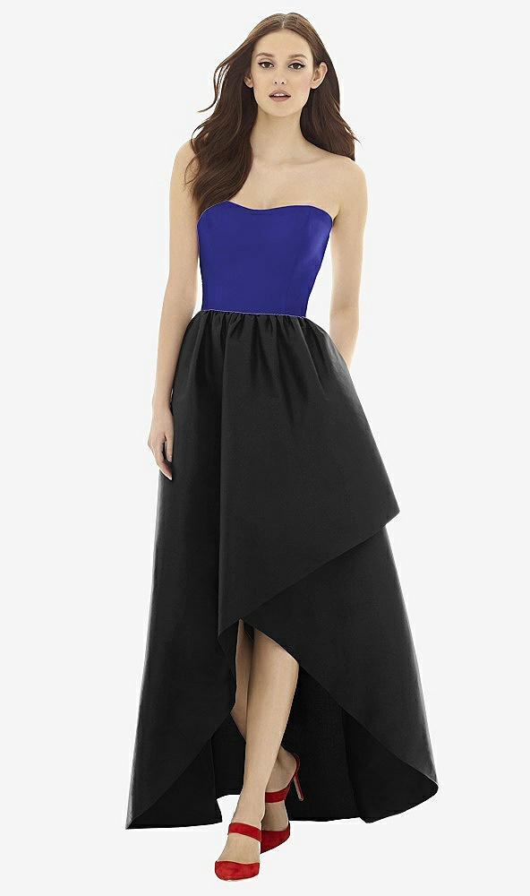 Front View - Black & Electric Blue Alfred Sung Style D730