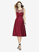 Front View Thumbnail - Burgundy After Six Bridesmaid Dress 6750