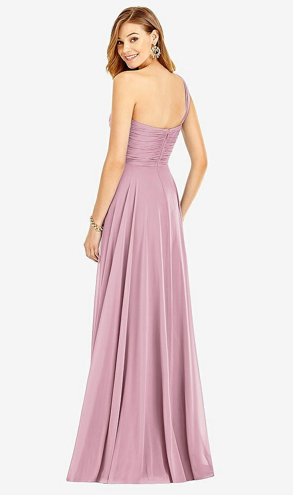 Back View - Dusty Pink After Six Bridesmaid Dress 6751