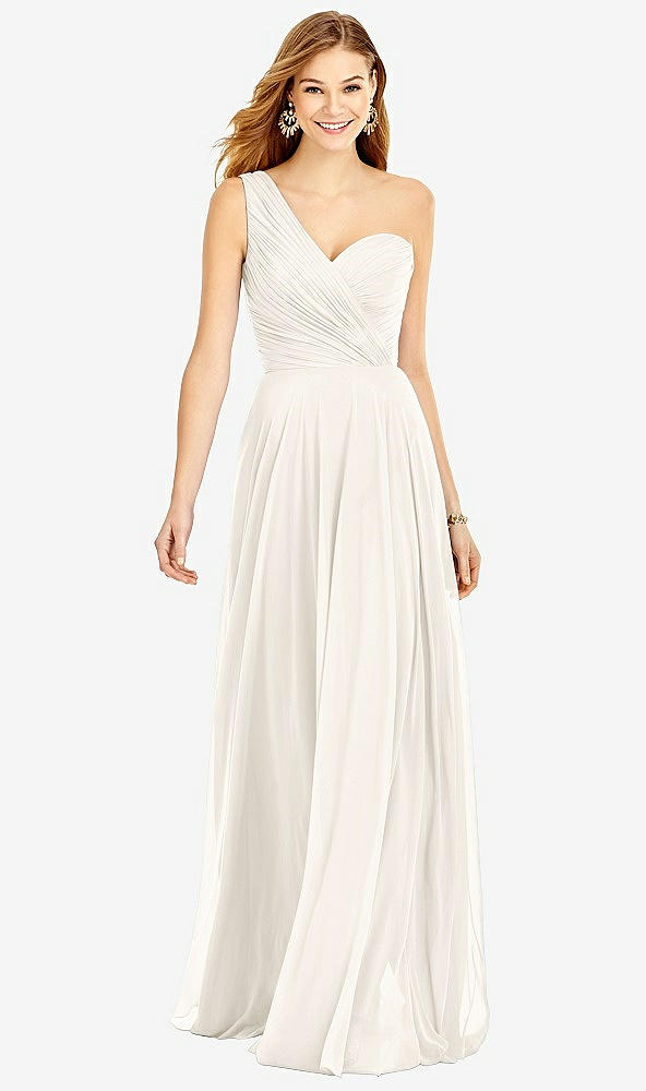 Front View - Ivory After Six Bridesmaid Dress 6751