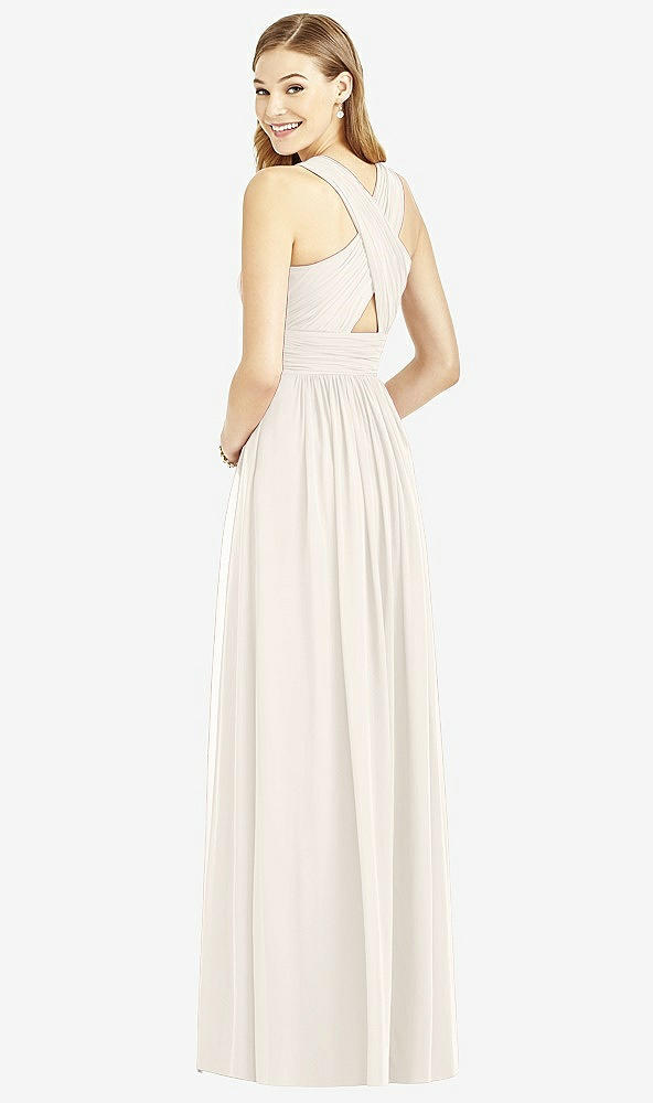 Back View - Ivory After Six Bridesmaid Dress 6752