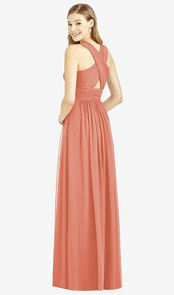 Back View - Terracotta Copper After Six Bridesmaid Dress 6752