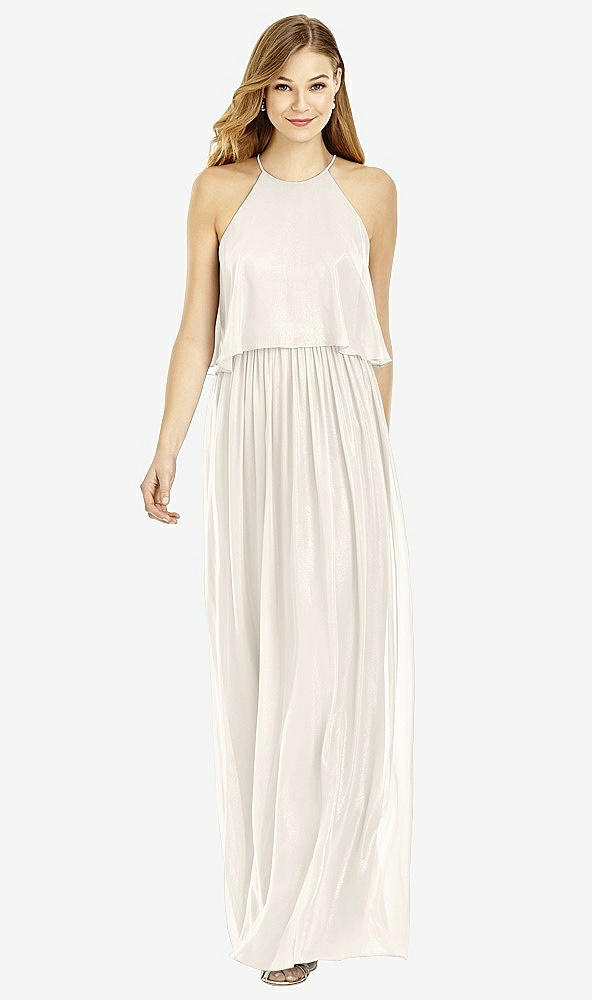 Front View - Ivory After Six Bridesmaid Dress 6753