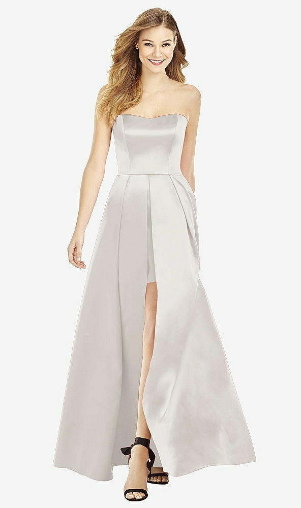 Front View - Oyster After Six Bridesmaid Dress 6755