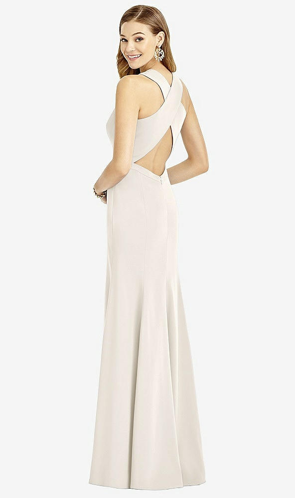 Front View - Ivory After Six Bridesmaid Dress 6756
