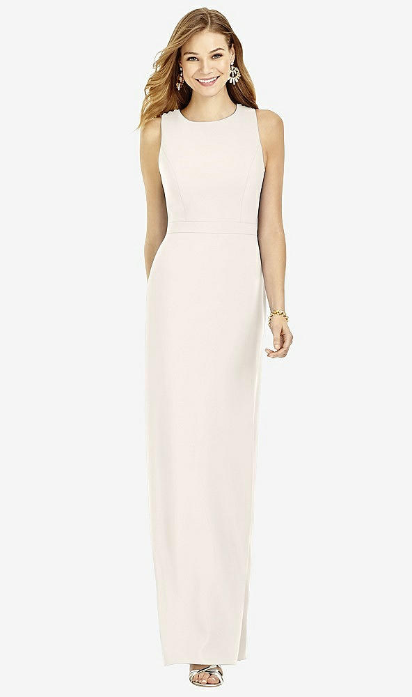 Back View - Ivory After Six Bridesmaid Dress 6756