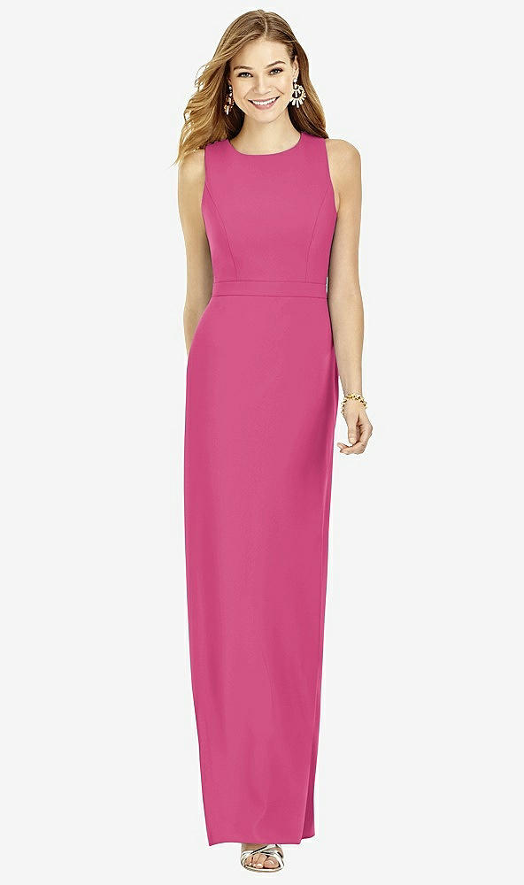 Back View - Tea Rose After Six Bridesmaid Dress 6756