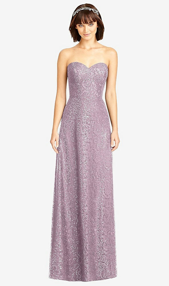 Front View - Suede Rose Dessy Collection Style 2966