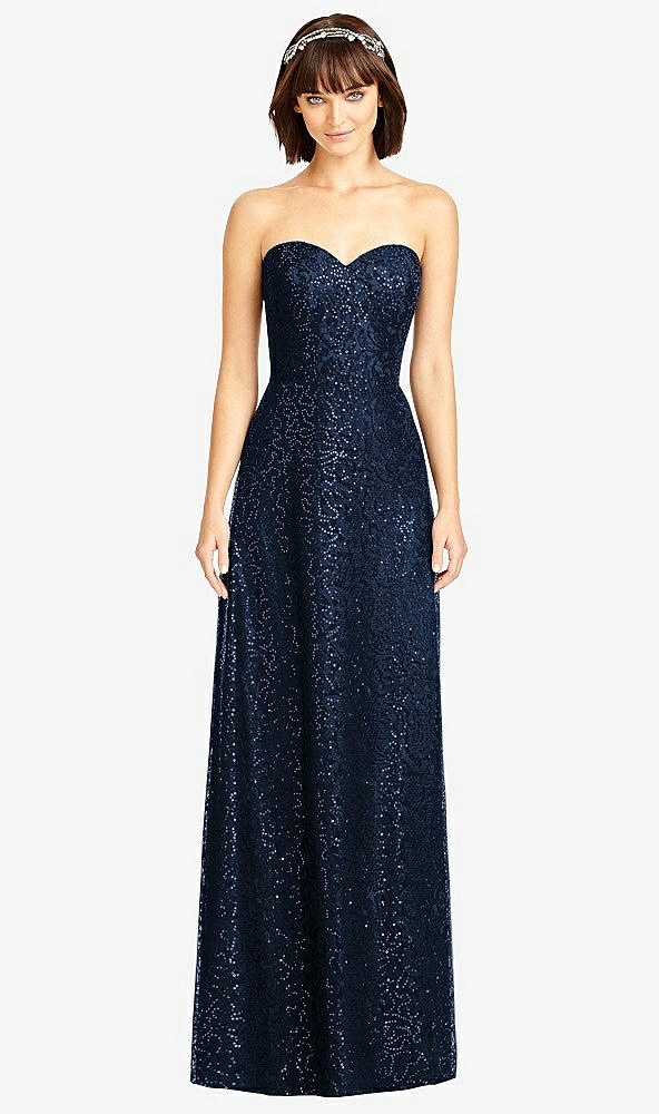 Front View - Midnight Navy Dessy Collection Style 2966