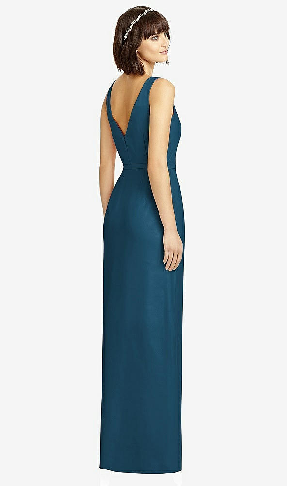 Back View - Atlantic Blue Dessy Collection Style 2968