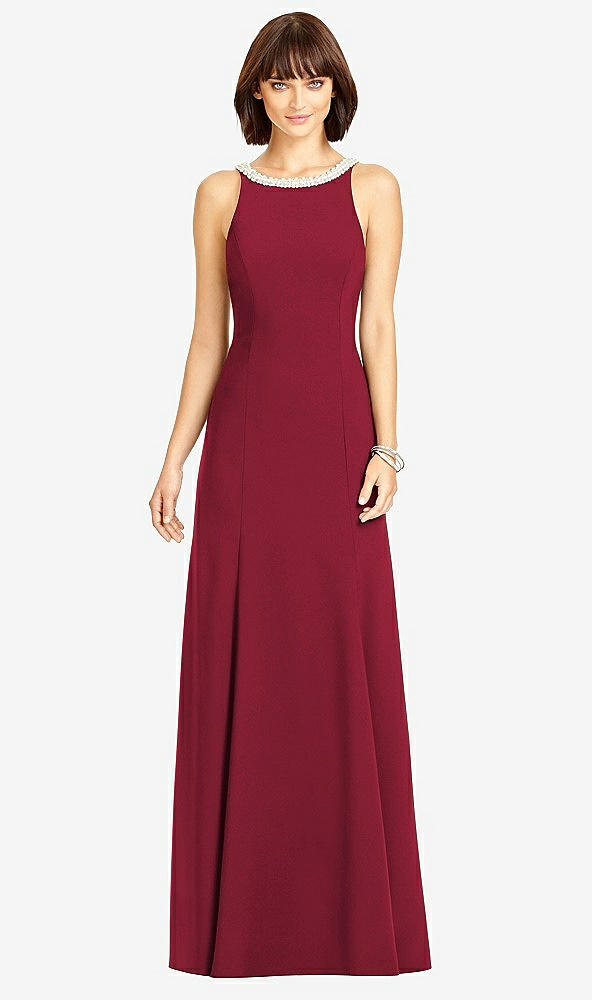 Back View - Burgundy Dessy Collection Style 2972