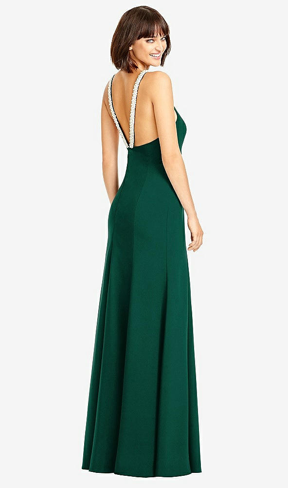 Front View - Hunter Green Dessy Collection Style 2972