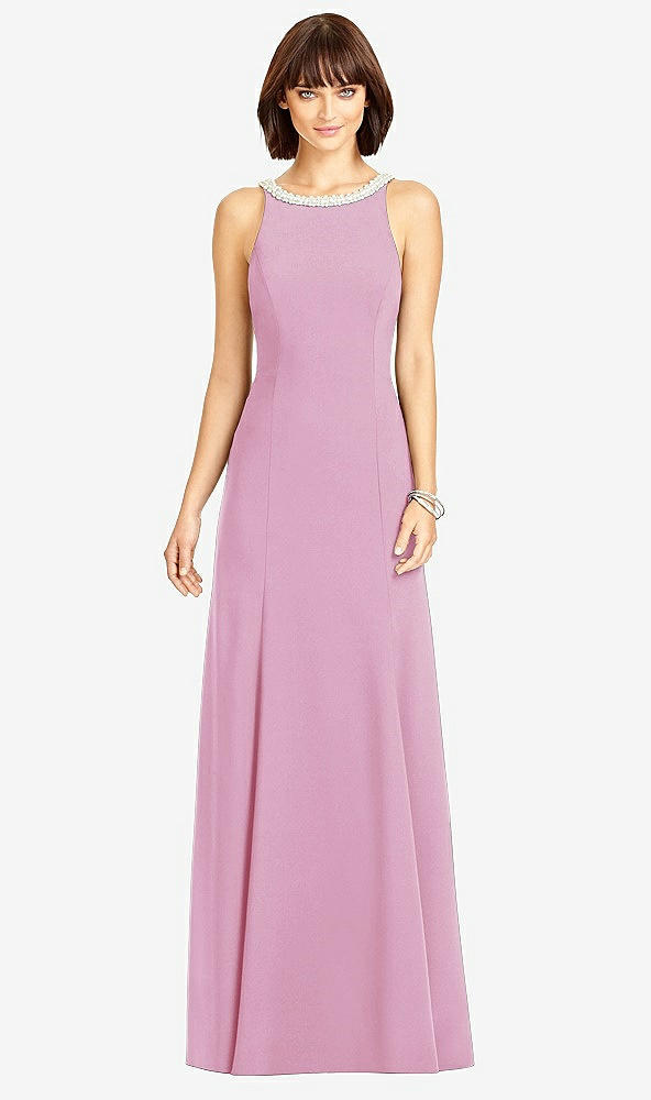 Back View - Powder Pink Dessy Collection Style 2972