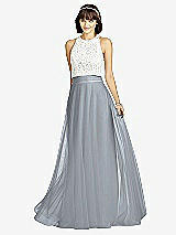 Front View Thumbnail - Platinum Dessy Bridesmaid Skirt S2977