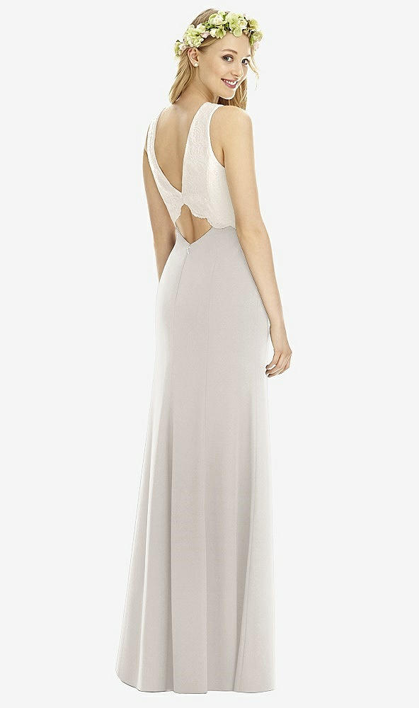 Back View - Oyster & Ivory Social Bridesmaids Style 8172