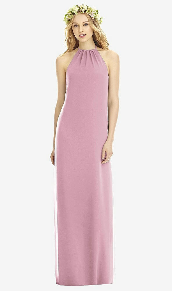 Front View - Dusty Pink Social Bridesmaids Style 8175