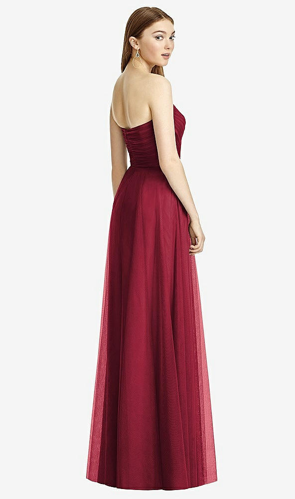 Back View - Burgundy Studio Design Bridesmaid Dress 4505