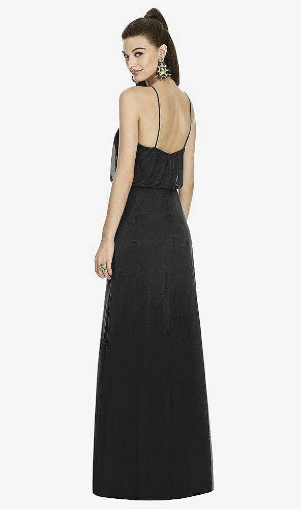 Back View - Black Alfred Sung Bridesmaid Dress D738