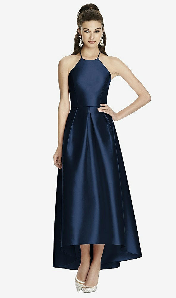 Front View - Midnight Navy Alfred Sung Style D741