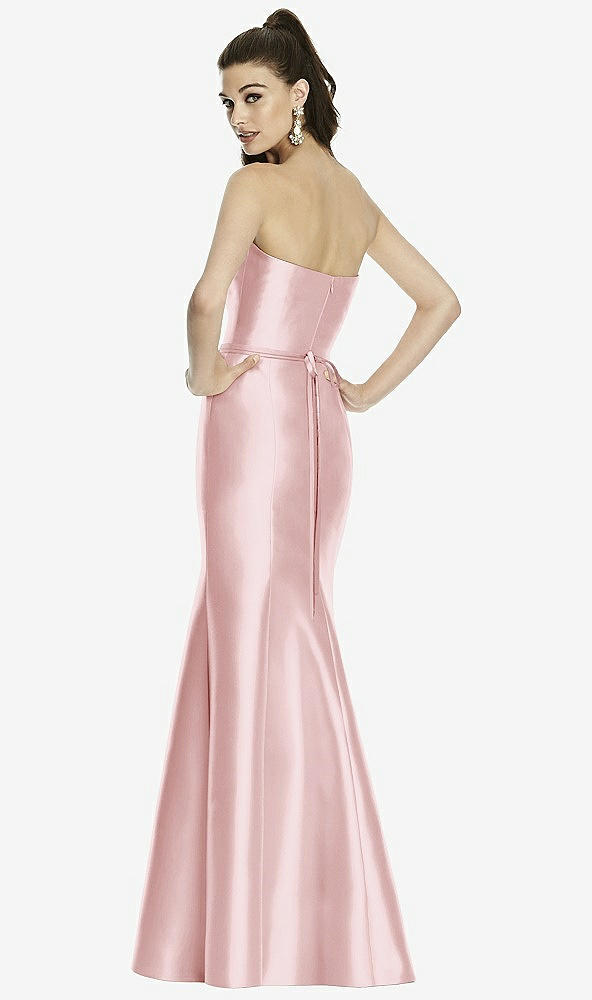Back View - Ballet Pink Alfred Sung Style D742