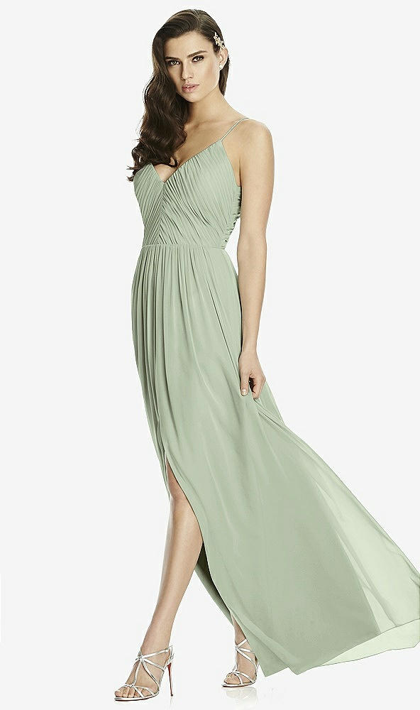 Front View - Sage Dessy Bridesmaid Dress 2989