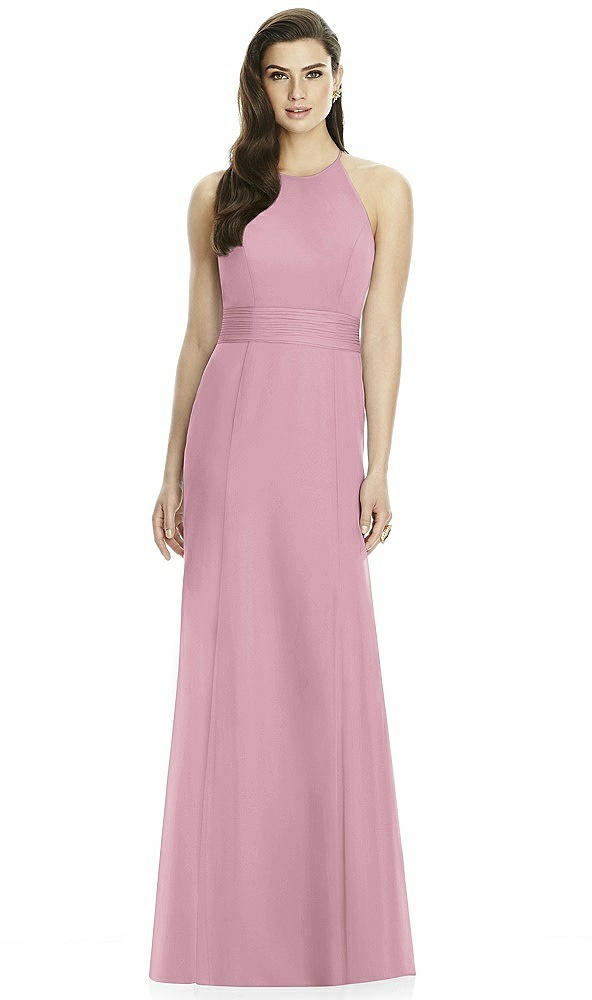 Back View - Dusty Pink Dessy Bridesmaid Dress 2990