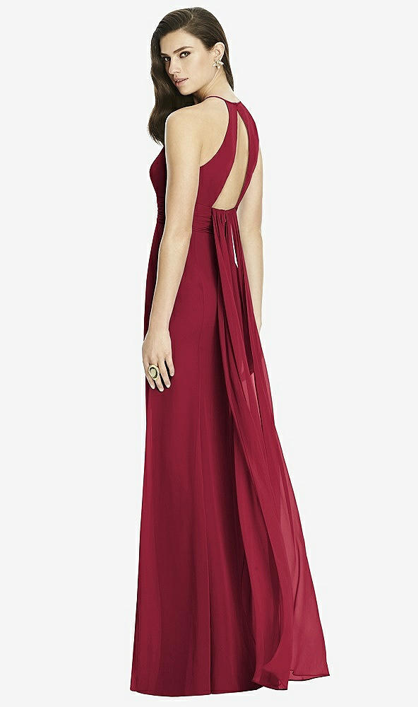 Front View - Burgundy Dessy Bridesmaid Dress 2990