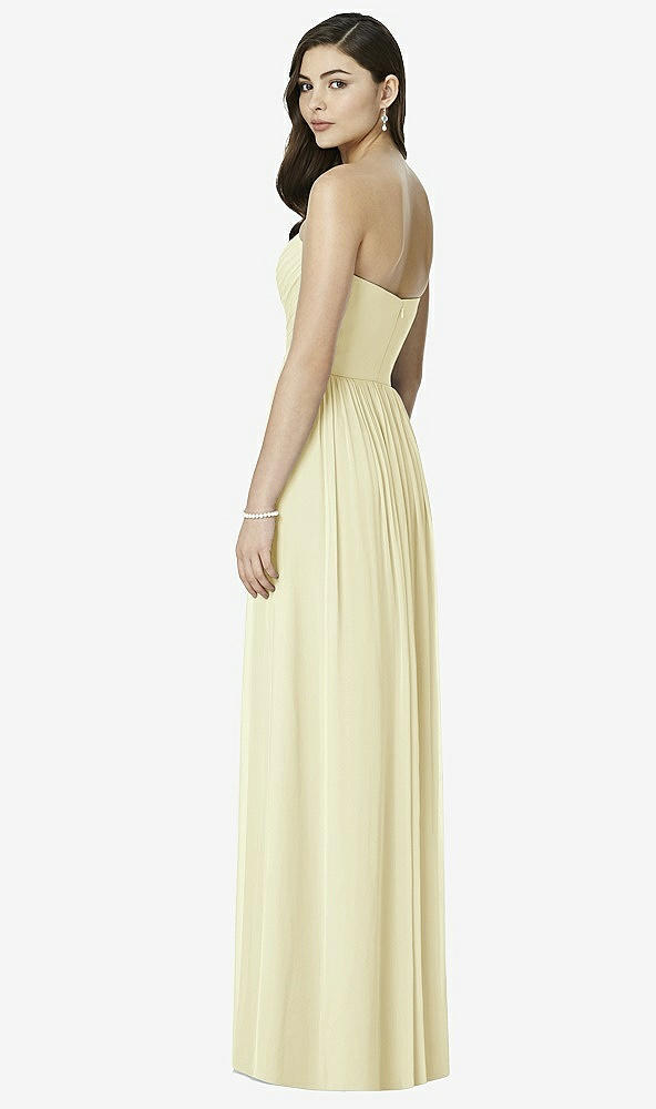 Back View - Butter Yellow Dessy Bridesmaid Dress 2991