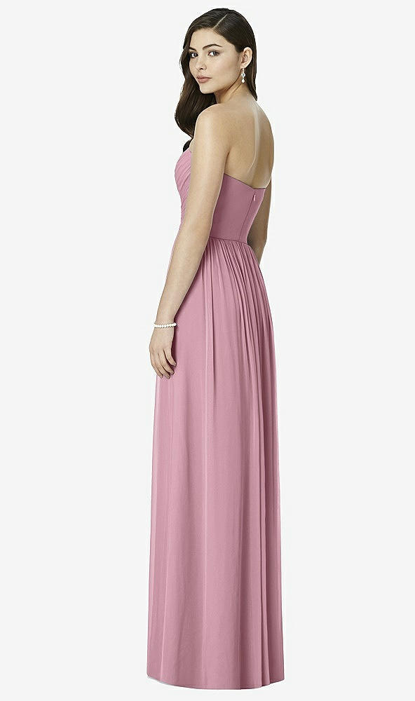 Back View - Dusty Pink Dessy Bridesmaid Dress 2991