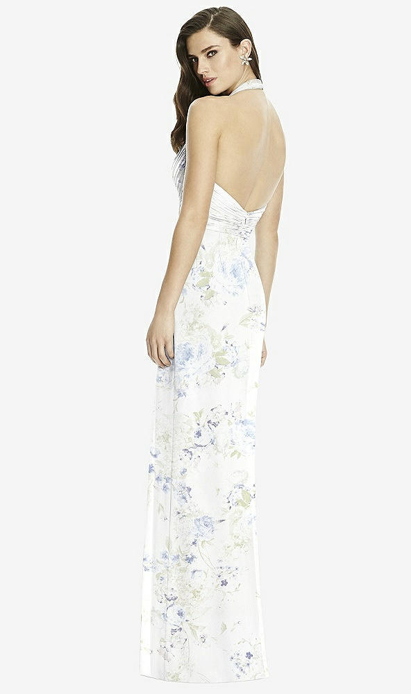 Back View - Bleu Garden Dessy Bridesmaid Dress 2992