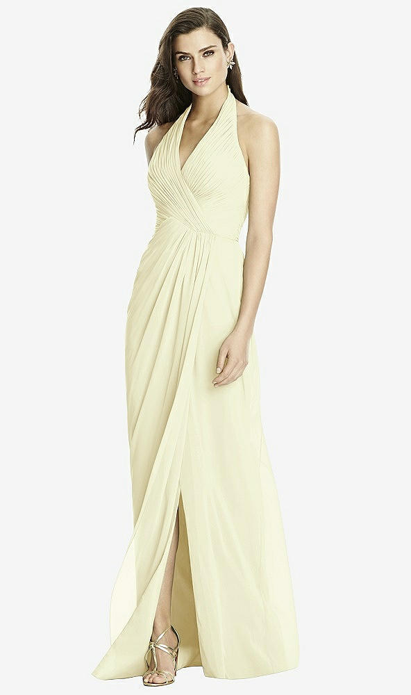 Front View - Butter Yellow Dessy Bridesmaid Dress 2992