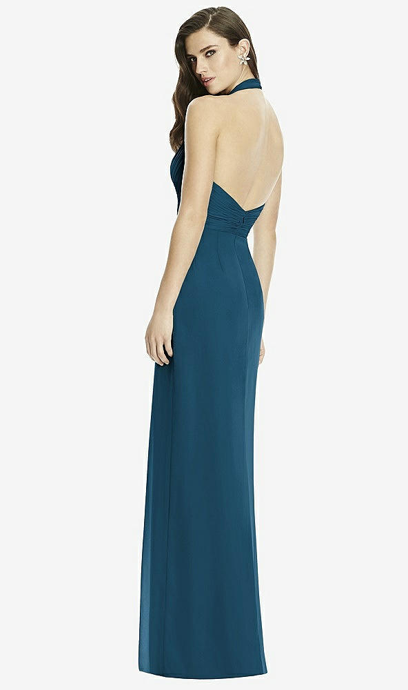 Back View - Atlantic Blue Dessy Bridesmaid Dress 2992
