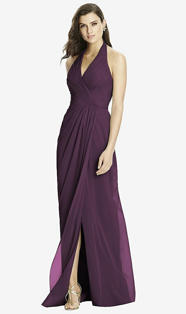 Front View - Aubergine Dessy Bridesmaid Dress 2992