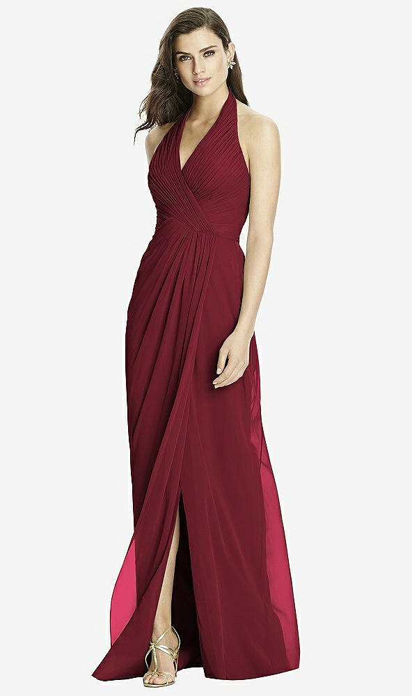 Front View - Cabernet Dessy Bridesmaid Dress 2992