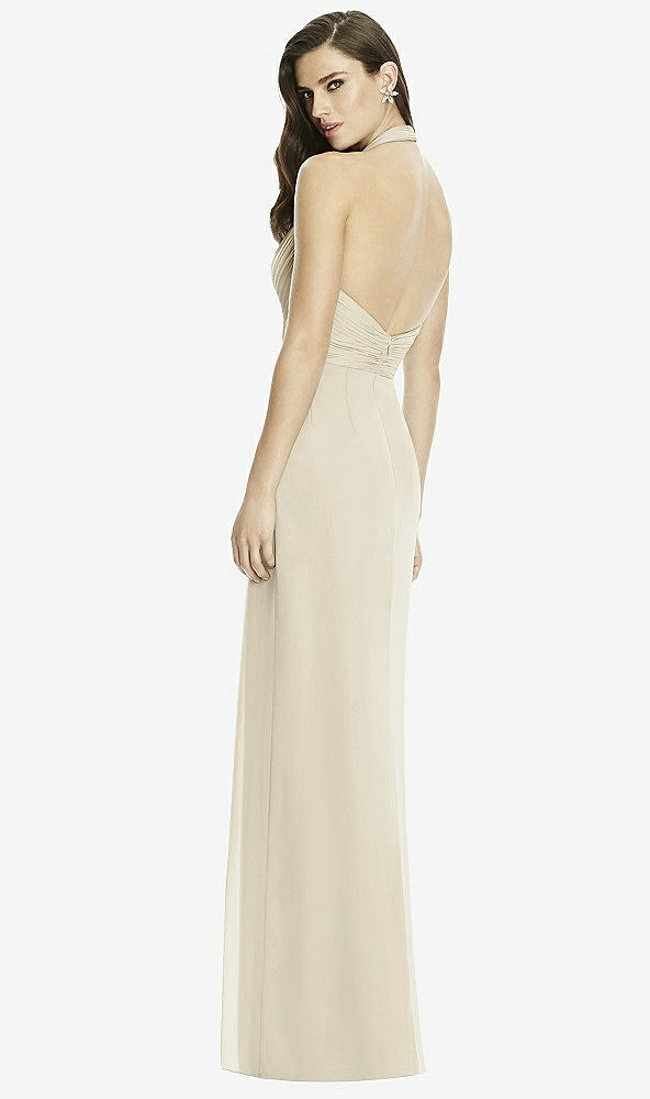 Back View - Champagne Dessy Bridesmaid Dress 2992