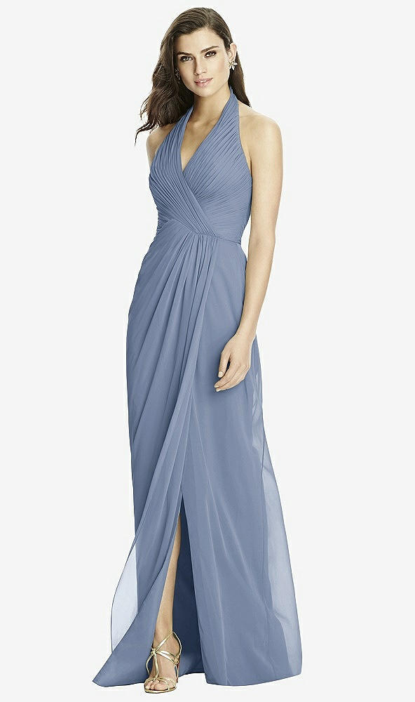Front View - Larkspur Blue Dessy Bridesmaid Dress 2992