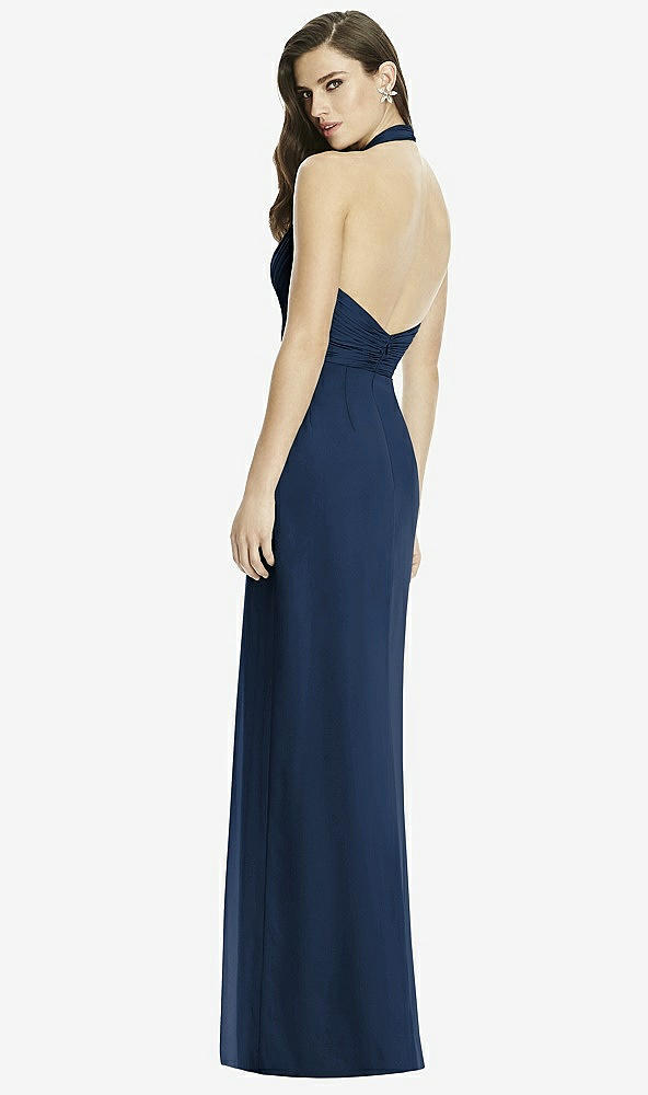 Back View - Midnight Navy Dessy Bridesmaid Dress 2992