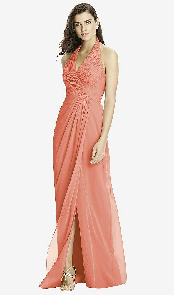 Front View - Terracotta Copper Dessy Bridesmaid Dress 2992