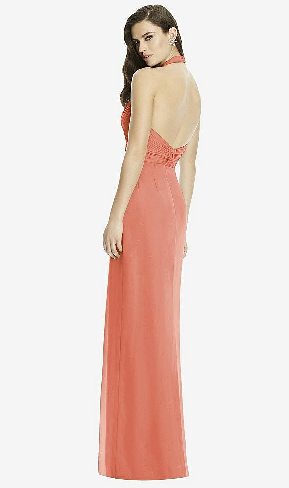 Back View - Terracotta Copper Dessy Bridesmaid Dress 2992