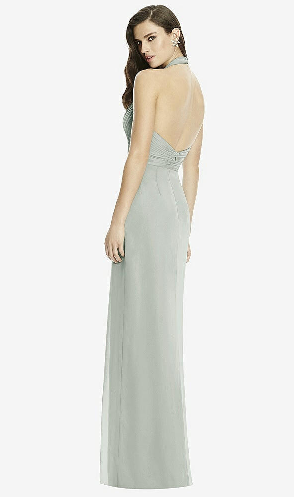 Back View - Willow Green Dessy Bridesmaid Dress 2992